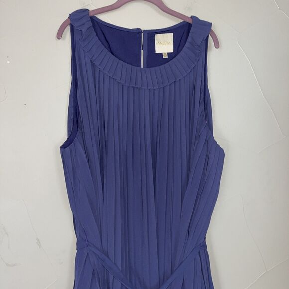 ModCloth Sleeveless Pleated Shift Dress “The Pleat-est Things” in Violet Size 4x - Picture 15 of 15